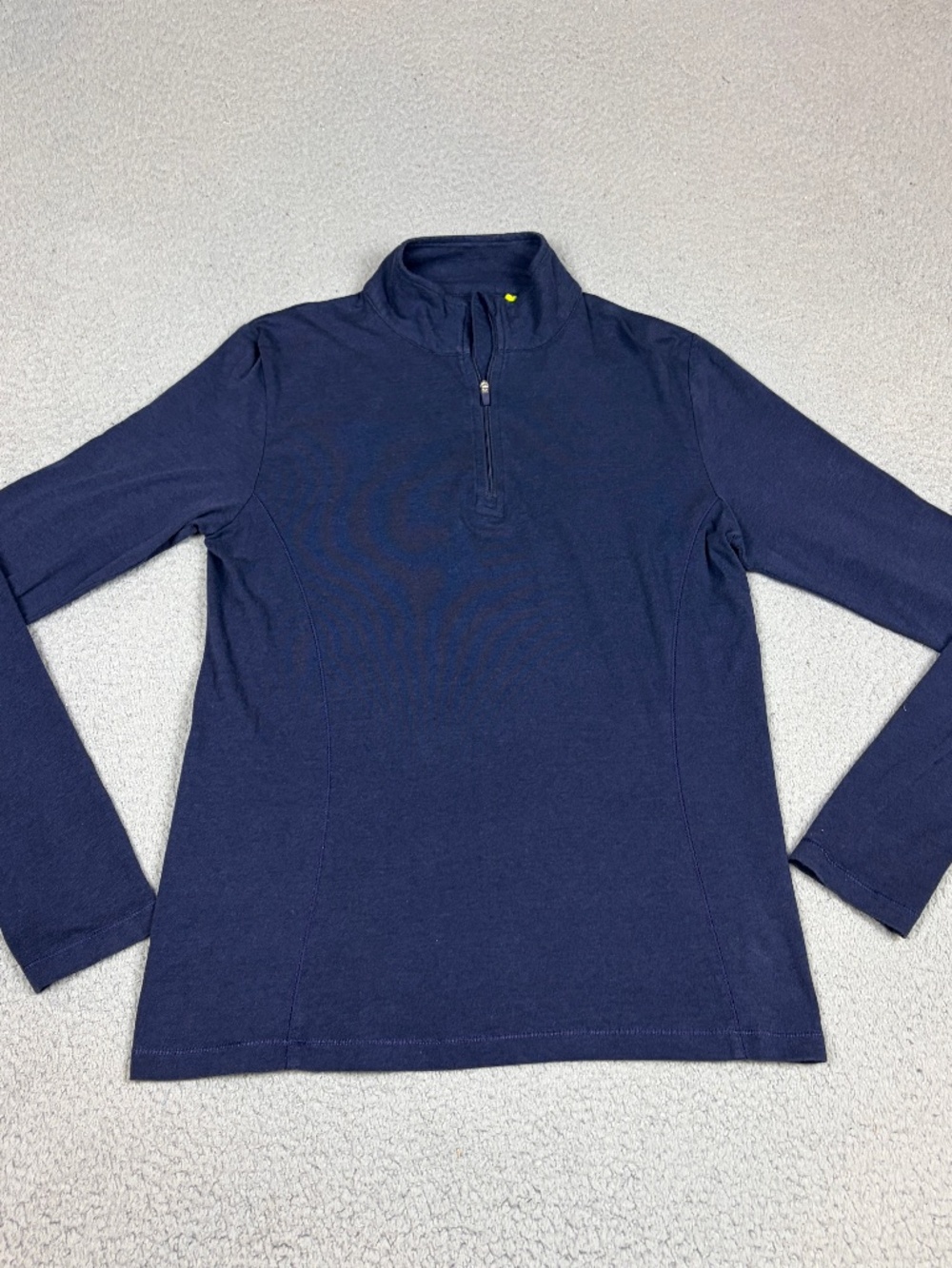 Tasc 1/4 Zip Jacket Mens Small Blue Long Sleeve Performance Stretch Zipper